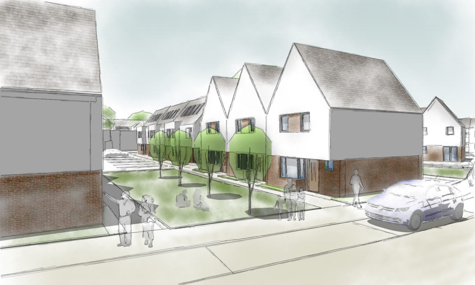 Brookfield Close/Courage Court, Hutton